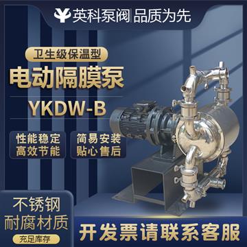 夾套保溫衛(wèi)生級(jí)電動(dòng)隔膜泵